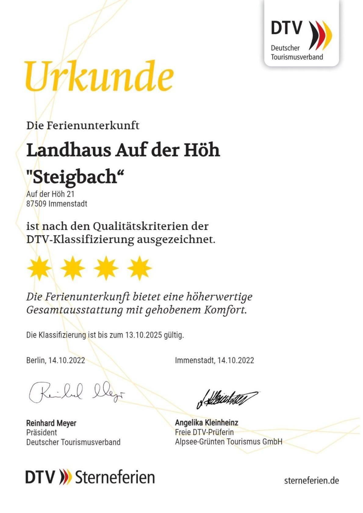 Landhaus Auf Der Hoeh Immenstadt im Allgäu Exterior foto